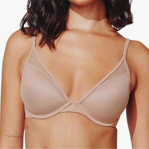 ThirdLove Push Up Plunge Bra cream/light pink